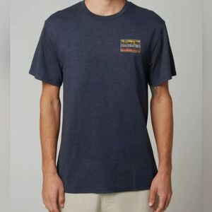 Hang Ten Blue Short Sleeve Tee with Graphic Design